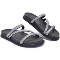 Sandália Feminina Papete Chinelo 3 Tiras Sandália Feminina Papete Chinelo 3 Tiras