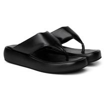 Sandália Feminina Papete Dourado Plataforma Blogueira Estilosa Moda