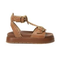 Sandália Feminina Papete Flatform Apliques Confortável Sandália Feminina Papete Flatform Apliques Confortável