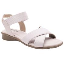 Sandália Feminina Papete Floater Lux Off White Softli 10023.10118