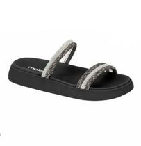 Sandália Feminina Papete Moleca Strass 5469135 Sandália Feminina Papete Moleca Strass 5469135