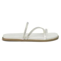 Sandalia Feminina Papete OFFWHITE Branca Confortavel Sandalia Feminina Papete OFFWHITE Branca Confortavel