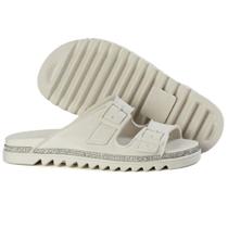 Sandália Feminina Papete strass leve comfortavel macia