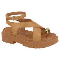 Sandalia Feminina Papete Tratorada Flatform Vizzano 6499122