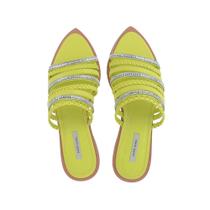 Sandalia Feminina Parô Cool Fly Rasteira Acid Verde - 10154 Sandalia Feminina Parô Cool Fly Rasteira Acid Verde - 10154
