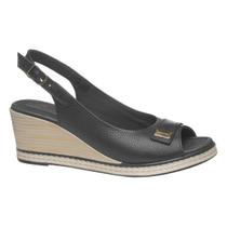 Sandália Feminina Pegada Burnished Preto - 2339