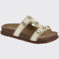 Sandália Feminina Pepete Tiras Bottons Brilhantes Beira Rio 8523.119.9569 Sandália Feminina Pepete Tiras Bottons Brilhantes Beira Rio 8523.119.9569