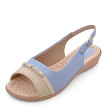 Sandália Feminina Piccadilly Anabela REF: 500380 NAPA STRECH-VERNIZ-NAPA LINHO Sandália Feminina Piccadilly Anabela REF: 500380 NAPA STRECH-VERNIZ-NAPA LINHO