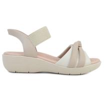 Sandália Feminina Piccadilly Bege - 239024