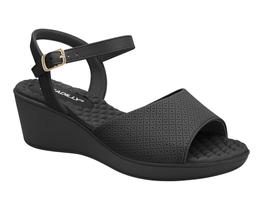 Sandália Feminina Piccadilly Salto Anabela Médio Ortopédica Sandália Feminina Piccadilly Salto Anabela Médio Ortopédica