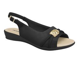 Sandália Feminina Piccadilly Salto Baixo Anabela Slingback Sandália Feminina Piccadilly Salto Baixo Anabela Slingback