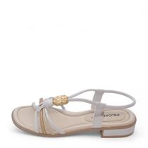 Sandália Feminina Piccadilly Salto Baixo REF: 590075 NAPA STRECH