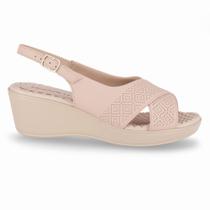 Sandalia Feminina Piccadilly Slingback Anabela 540427 Sandalia Feminina Piccadilly Slingback Anabela 540427