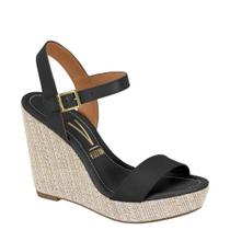Sandália Feminina Plataforma Anabela Alta Vizzano 6283.2000 Sandália Feminina Plataforma Anabela Alta Vizzano 6283.2000