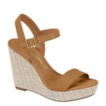 Sandália Feminina Plataforma Anabela Alta Vizzano 6283.2000