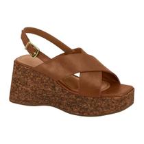 Sandalia Feminina Plataforma Cortiça Vizzano 6559101 Sandalia Feminina Plataforma Cortiça Vizzano 6559101