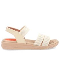 Sandalia Feminina Plataforma Elástico Anabela Usaflex Sandalia Feminina Plataforma Elástico Anabela Usaflex