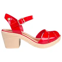 Sandalia Feminina Plataforma Salto baixo Miss Miss Conforto