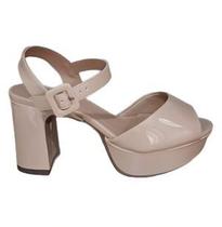 Sandália Feminina Plataforma Salto Bloco Madre Floé 8668704 Sandália Feminina Plataforma Salto Bloco Madre Floé 8668704