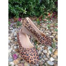 Sandalia Feminina Plataforma Salto Sapato Espadrilhe Scarpin Salto Anabela Leve Macio e Confortável