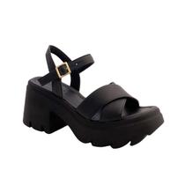 Sandália Feminina Plataforma Sola Macia Leve Tratorada Flatform Sandália Feminina Plataforma Sola Macia Leve Tratorada Flatform