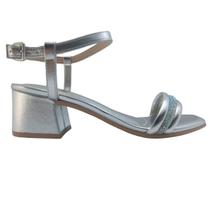 Sandália Feminina Ramarim 2430203 com Strass e Salto Baixo