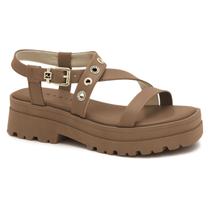 Sandália Feminina Ramarim Plataforma Alta Tiras 25-38201