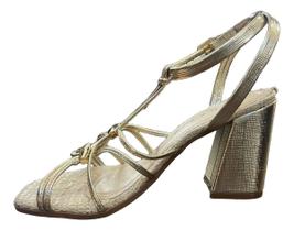 Sandalia Feminina Ramarim Salto Alto Tiras 25-41204 Sandalia Feminina Ramarim Salto Alto Tiras 25-41204