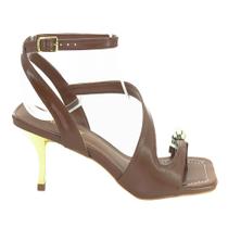 Sandália Feminina Ramony 896941 - Marrom