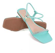 Sandália Feminina Rasteira Brilhos Strass Confortavel Sandália Feminina Rasteira Brilhos Strass Confortavel