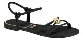 Sandália Feminina Rasteira Chinelo Tiras com enfeite dourado Casual Cor:PretoTamanho:38GENERO:Feminino Sandália Feminina Rasteira Chinelo Tiras com enfeite dourado Casual Cor:PretoTamanho:38GENERO:Feminino
