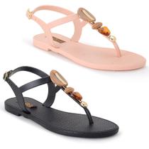 Sandália Feminina Rasteira Confortável Casual Dia a Dia Alana Sandália Feminina Rasteira Confortável Casual Dia a Dia Alana