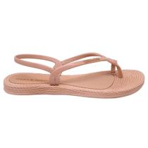 Sandalia Feminina Rasteira Confortavel Style Dedo Light Tira Fina Terra e Agua