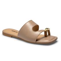 Sandalia Feminina Rasteira Dakota Conforto Anel Dedo Moda Casual Ref: Y9932