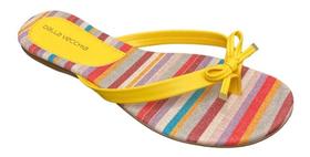 Sandália Feminina Rasteira Dalla Vecchia - até tamanhos grandes 44 Sandália Feminina Rasteira Dalla Vecchia - até tamanhos grandes 44