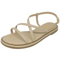 Sandália Feminina Rasteira Elegante Conforto Moderna Cacci Sandália Feminina Rasteira Elegante Conforto Moderna Cacci