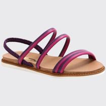 Sandália Feminina Rasteira Flat Plana Tiras Brilhantes Moleca 5443.126.23919