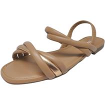 Sandalia Feminina Rasteira Leve Conforto Moda Moleca