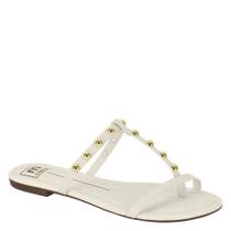 Sandália Feminina Rasteira Pedraria Estilo Moleca 5429.451