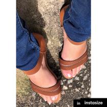 Sandália Feminina Rasteira Rasteirinha Ortopédica Com Elástico Sandália Feminina Rasteira Rasteirinha Ortopédica Com Elástico