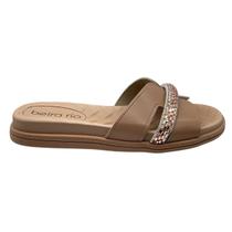 Sandália Feminina Rasteira Slide Pedras Casual Beira Rio 8528.200