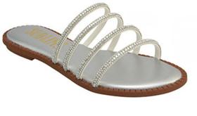 Sandália Feminina Rasteira Strass Rasteirinha Confortável Elegante Sandália Feminina Rasteira Strass Rasteirinha Confortável Elegante