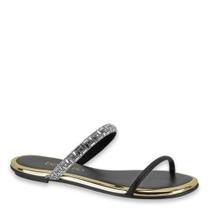 Sandália Feminina Rasteira Tira Cristal Beira Rio 8367.660