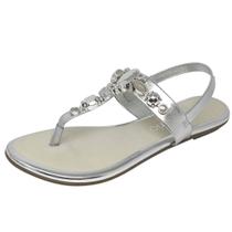 Sandália Feminina Rasteira Tira Pedrarias Conforto Beira Rio