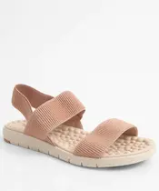 Sandália Feminina Rasteira Tiras Modare Bege-18223