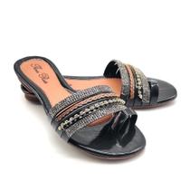 Sandália Feminina Rasteira TIRAS Strass Rasteirinha Conforto Casual