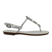 Sandália Feminina Rasteira Traseira Via Jupiter