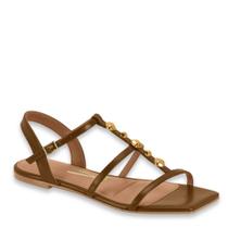 Sandália Feminina Rasteira Vizzano Tiras Pedraria 6513.218
