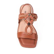 Sandália Feminina RasteiraDakota Aplique Frontal