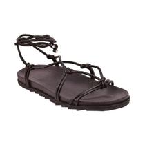 Sandalia feminina rasteirinha moda amarração confortavel